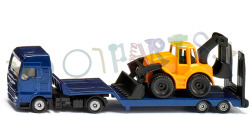 MAN vrachtwagen met baggerlader 1/87