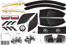 STICKERSET NEW HOLLAND T7